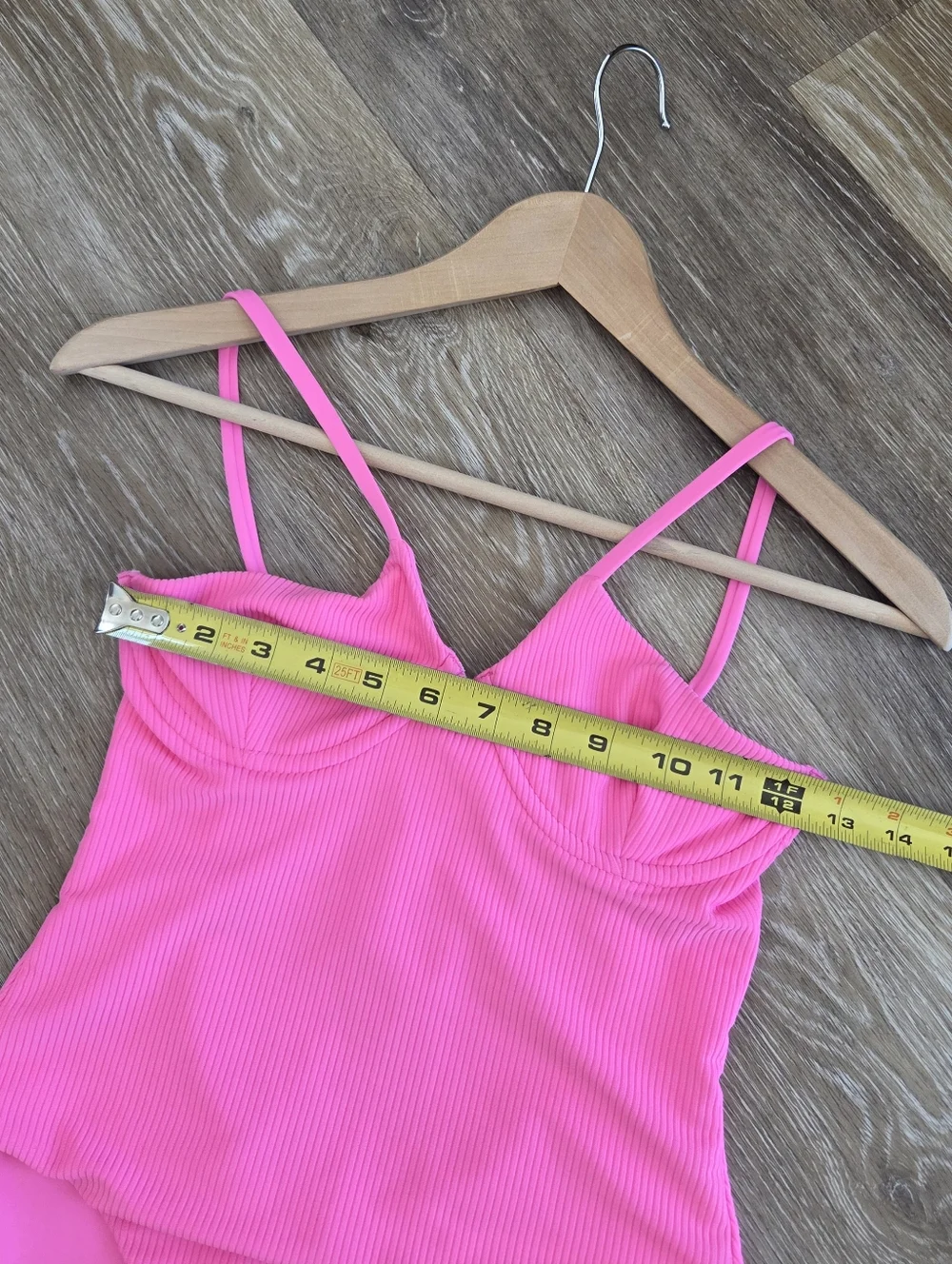 Frankies Bikinis Marie Ribbed Underwire One Piece Swimsuit NWT Vacay Resort HTF
